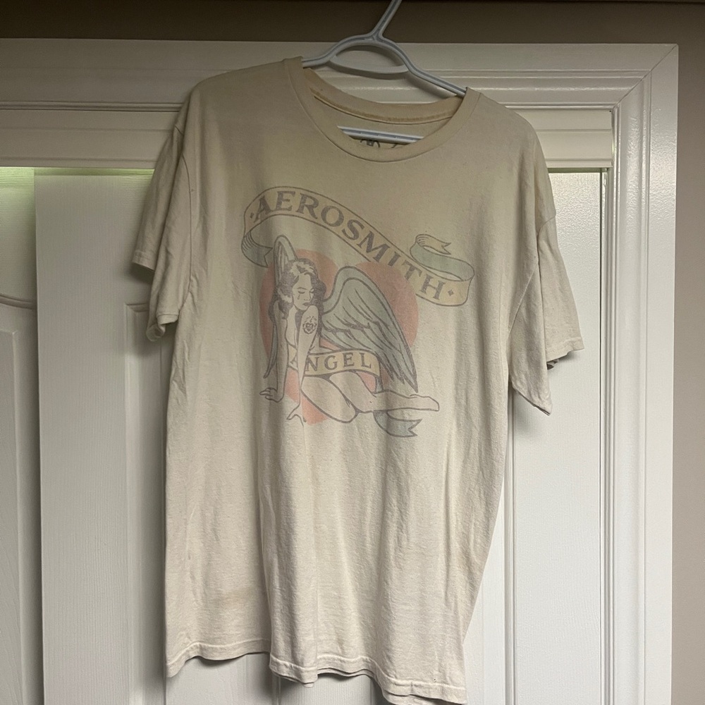 Cream Graphic T-Shirt